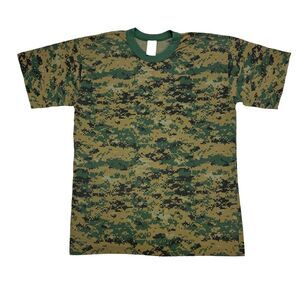 Tru Spec Digital Camo T Shirt Men L Short Sleeve Military Camouflage Vintage USA